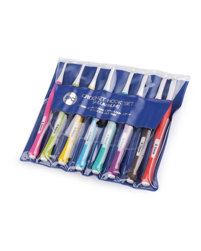 Set de croșete cu mâner din silicon - 1 set | Mimib