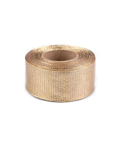 Panglica cu lurex si sarma latime 40 mm - 25 m | Mimib