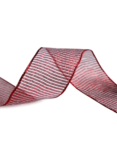 Panglica cu lurex si sarma latime 40 mm - 25 m | Mimib