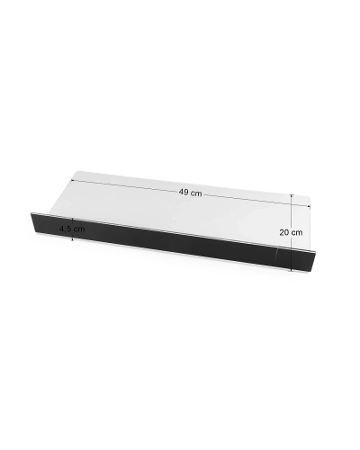 Separator magnetic pentru un raft metalic 49x20 cm - 1 buc. | Mimib
