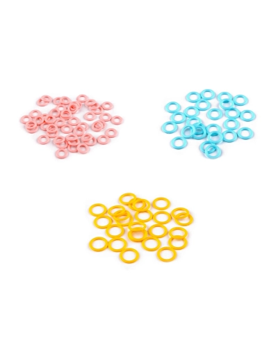 Inel de plastic / accesoriu pentru tricotat Ø10, 12, 14 mm - 100 buc. | Mimib