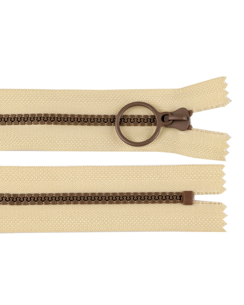 Fermoar din plastic colorat No 5 lungime 15 cm cu cursor decorativ - 1 buc. | Mimib