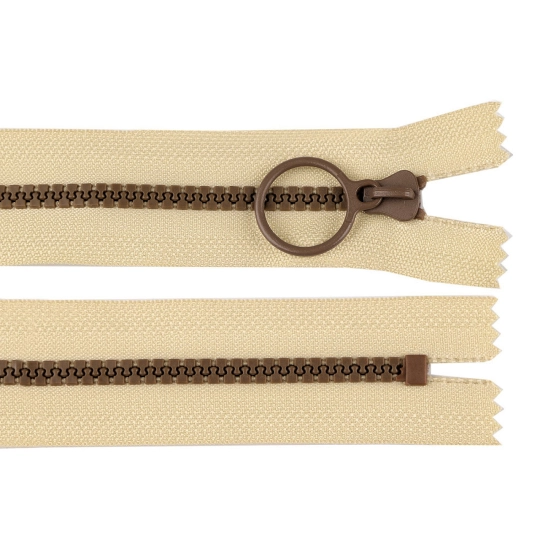 Fermoar din plastic colorat No 5 lungime 15 cm cu cursor decorativ - 1 buc. | Mimib