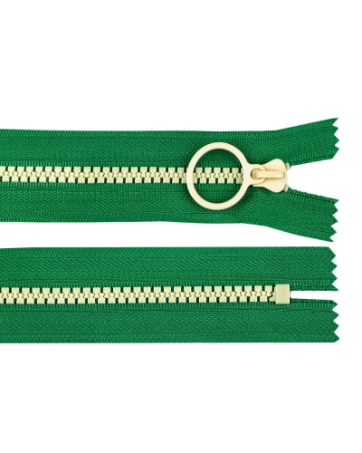 Fermoar din plastic colorat No 5 lungime 25 cm cu cursor decorativ - 1 buc. | Mimib
