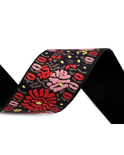 Chinga cu broderie latime 50 mm - 1 m | Mimib
