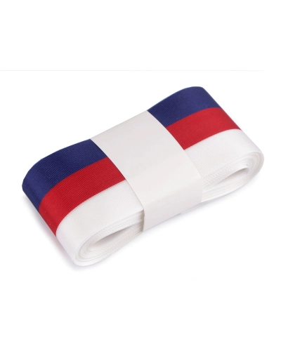 Panglică tricoloră Cehia lățime 50 mm - 10 m | Mimib