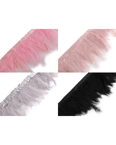 Bandă din pene de curcan, latime 9-12 cm - 2 m | Mimib