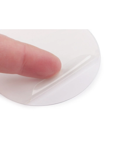 Petice autoadezive transparentw Ø6 cm - 1 buc. | Mimib