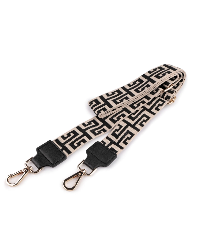 Curea textilă pentru toarte cu carabine de 3,8 cm lățime - 1 buc. | Mimib