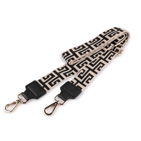 Curea textilă pentru toarte cu carabine de 3,8 cm lățime - 1 buc. | Mimib