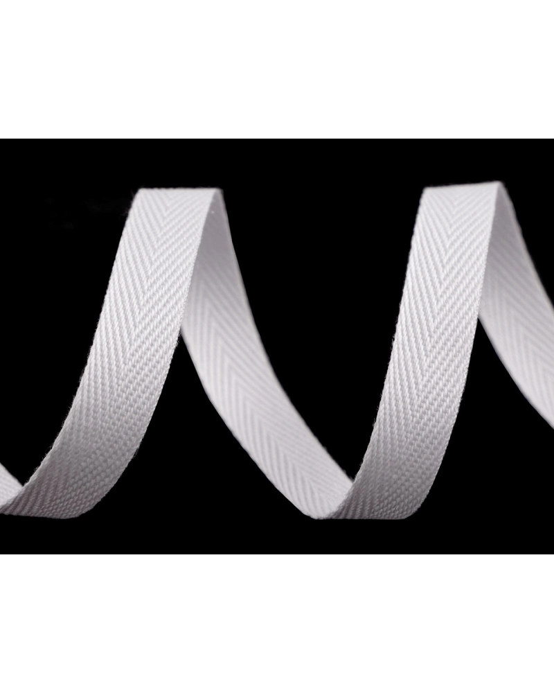 Bandă din bumbac Herringbone, 10 mm - 45 m | Mimib