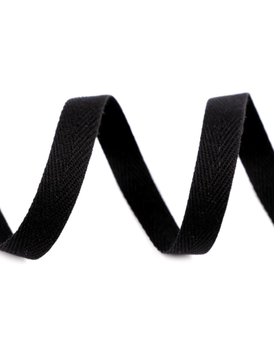 Bandă din bumbac Herringbone, 10 mm - 45 m | Mimib
