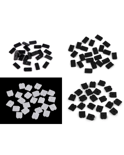 Terminatii din silicon pentru balene plate, latime  6, 8, 12 mm - 50 buc. | Mimib