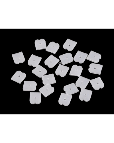 Terminatii din silicon pentru balene plate, latime  6, 8, 12 mm - 50 buc. | Mimib