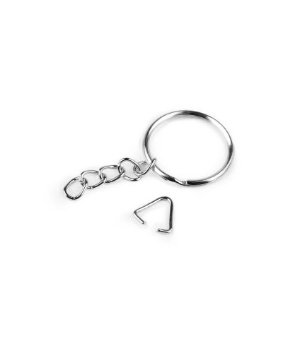 Inel cu lant pentru chei Ø25 mm - 10 buc. | Mimib