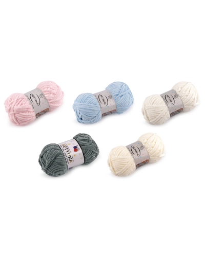 Fire de tricotat chenile Betynka 100 g - 1 buc. | Mimib