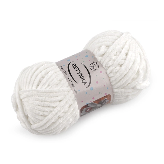 Fire de tricotat chenile Betynka 100 g - 1 buc. | Mimib