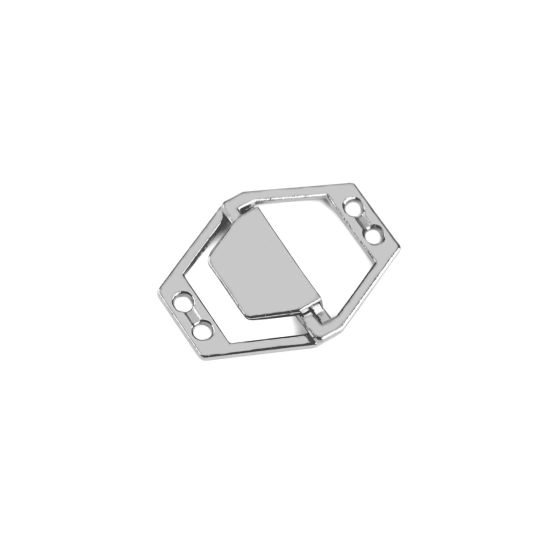 Închizătoare decorativă metalică 20x26 mm - 1 pereche | Mimib