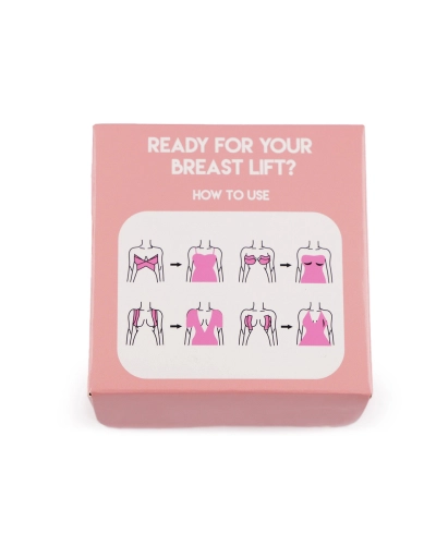 Boob tape banda autoadeziva pentru sani latime 5 cm nud - 1 cutie | Mimib