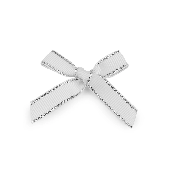 Fundita ripsata de nunta decorativa cu margine lurex - 10 buc. | Mimib