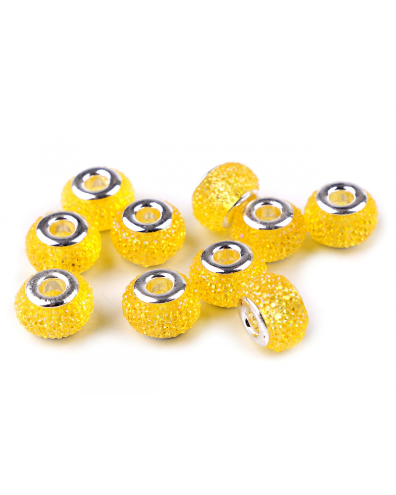 Mărgele plastic tip Pandora, 9x14 mm | Mimib Mărgele plastic tip Pandora, 9x14 mm | Mimib