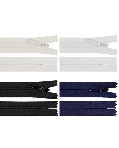 Fermoar spiralat ascuns YKK No 4 lungime 60 cm - 1 buc. | Mimib