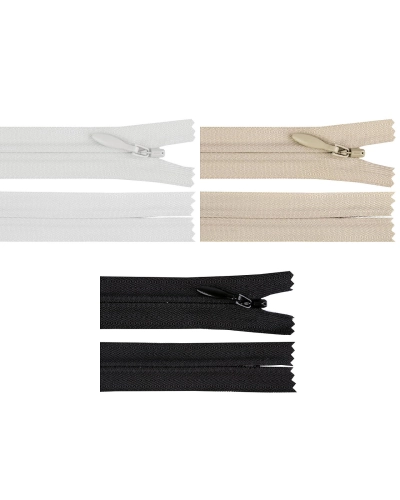 Fermoar spiralat ascuns YKK No 4 lungime 50 cm - 1 buc. | Mimib