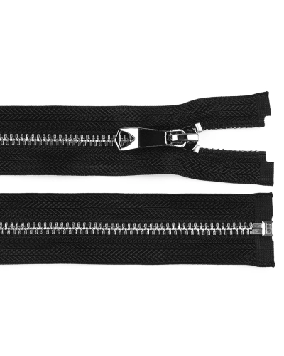 Fermoar metalic No 5, lungime 60 cm, cu cursor decorativ - 1 buc. | Mimib