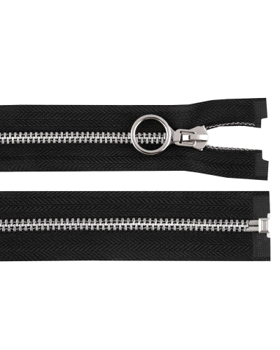 Fermoar metalic No 5, lungime 60 cm, cu cursor decorativ - 1 buc. | Mimib