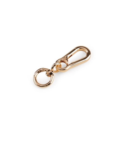 Carabină metalică pivotantă cu ochi carabină 17 mm - 1 buc. | Mimib