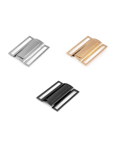 Cataramă metalică pentru paltoane, jachete, 48 mm - 1 pereche | Mimib