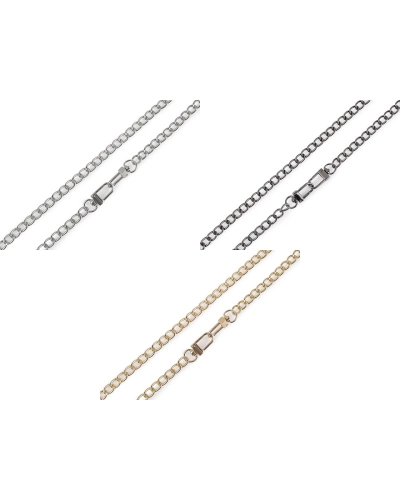 Lanț pentru geantă cu carabină, lungime 125 cm - 1 buc. | Mimib
