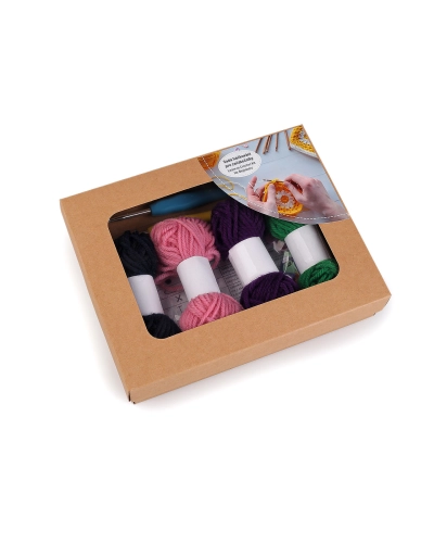 Kit de croșetat cu instrucțiuni pentru începători - 1 set | Mimib