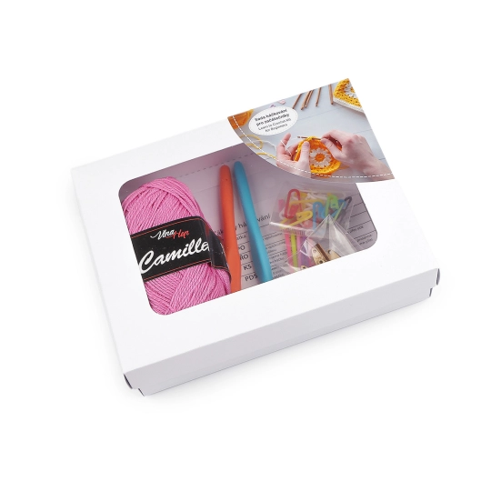Kit de croșetat cu instrucțiuni pentru începători - 1 set | Mimib