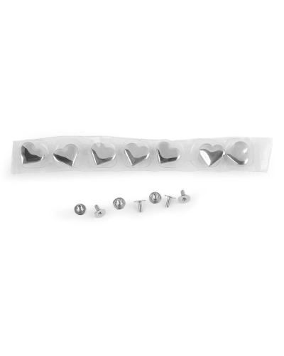 Șurub nit pentru șelărie, inimă 15x14 mm - 7 pereche | Mimib