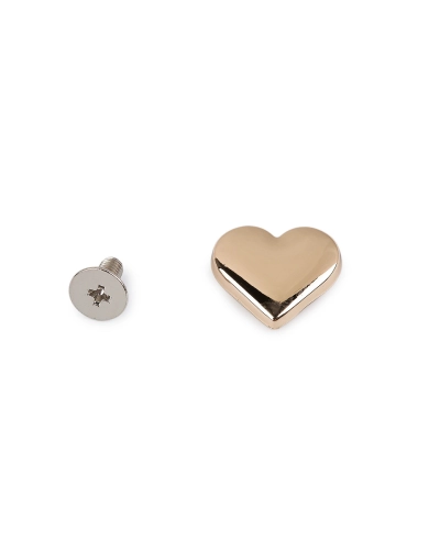 Șurub nit pentru șelărie, inimă 15x14 mm - 7 pereche | Mimib