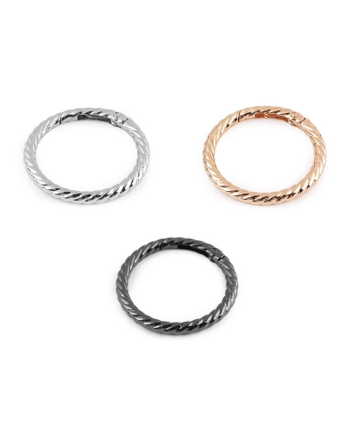 Carabină decorativă rotundă Ø38 mm - 1 buc. | Mimib