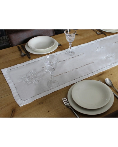 Față de masă textilă brodată 40x160 cm - 1 buc. | Mimib