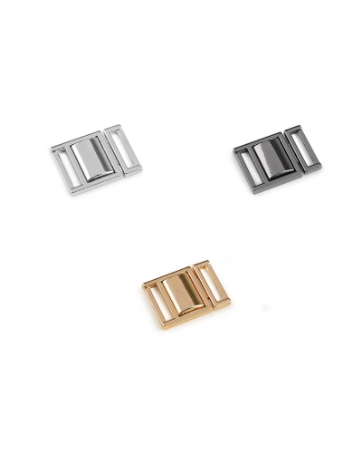 Cataramă/închizătoare metalică, orificiu de 16 mm - 1 pereche | Mimib