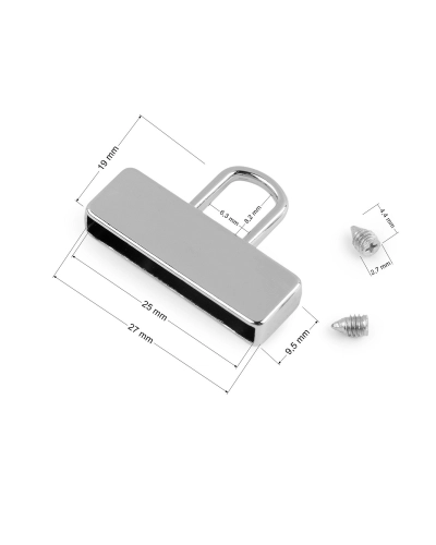 Carabină cu capăt pentru chingă lățime de 25 mm - 2 buc. | Mimib