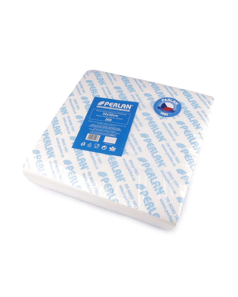 Inserție nețesută Perlan 32x32 cm cu certificare 200 buc. - 1 pungă | Mimib