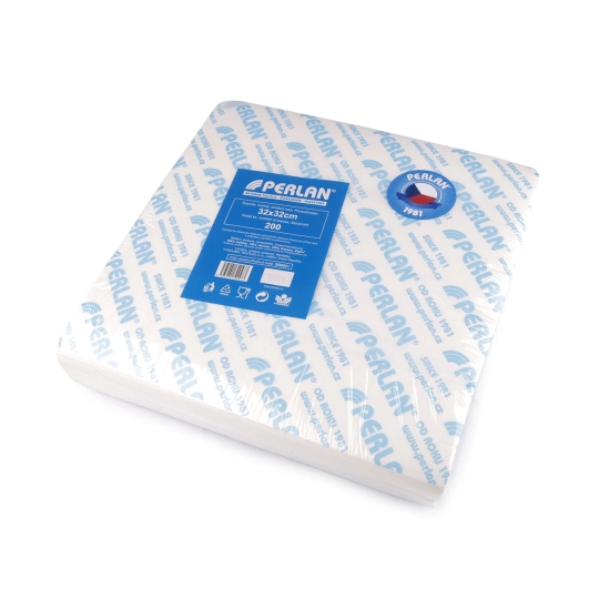 Inserție nețesută Perlan 32x32 cm cu certificare 200 buc. - 1 pungă | Mimib