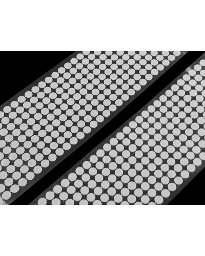 Buline de Velcro autoadeziv Ø10, 15 mm în role - 1 m | Mimib