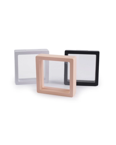 Ramă/cutie cu folie transparentă pentru cadouri 7x7 cm - 1 buc. | Mimib
