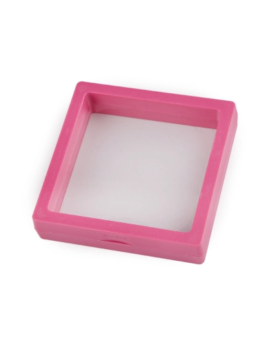 Ramă / cutie cu folie transparentă pentru ambalaj cadou 9x9 cm - 1 buc. | Mimib