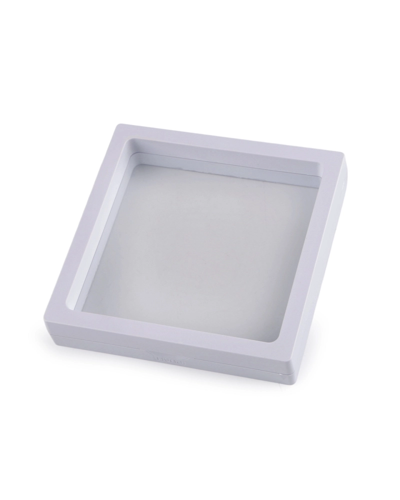Ramă/cutie cu folie transparentă pentru ambalaj cadou 11x11 cm - 1 buc. | Mimib