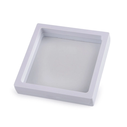 Ramă/cutie cu folie transparentă pentru ambalaj cadou 11x11 cm - 1 buc. | Mimib