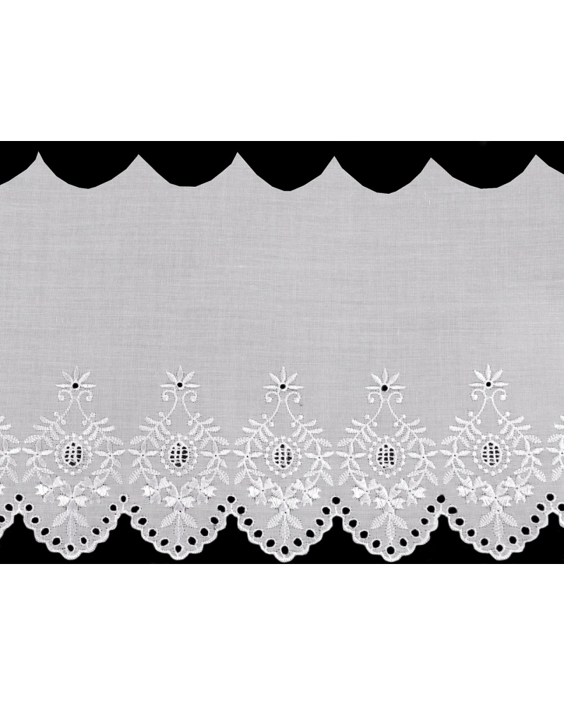 Dantela Madeira cu broderie 22 cm - 1 m | Mimib