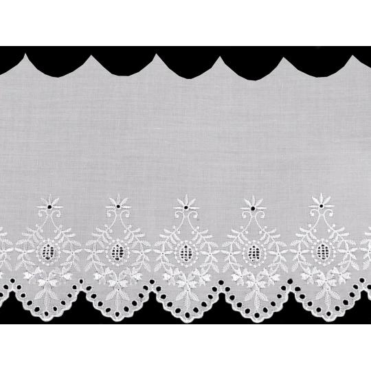 Dantela Madeira cu broderie 22 cm - 1 m | Mimib