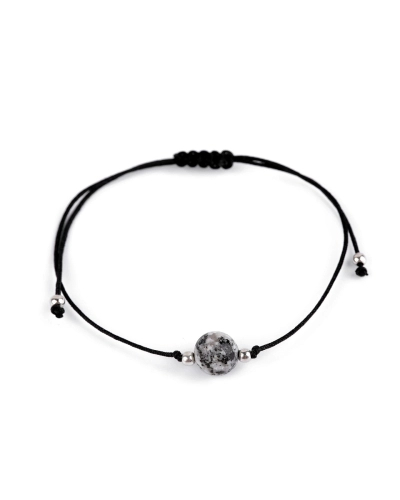 Náramok shamballa s imitáciou minerálu - 1 ks